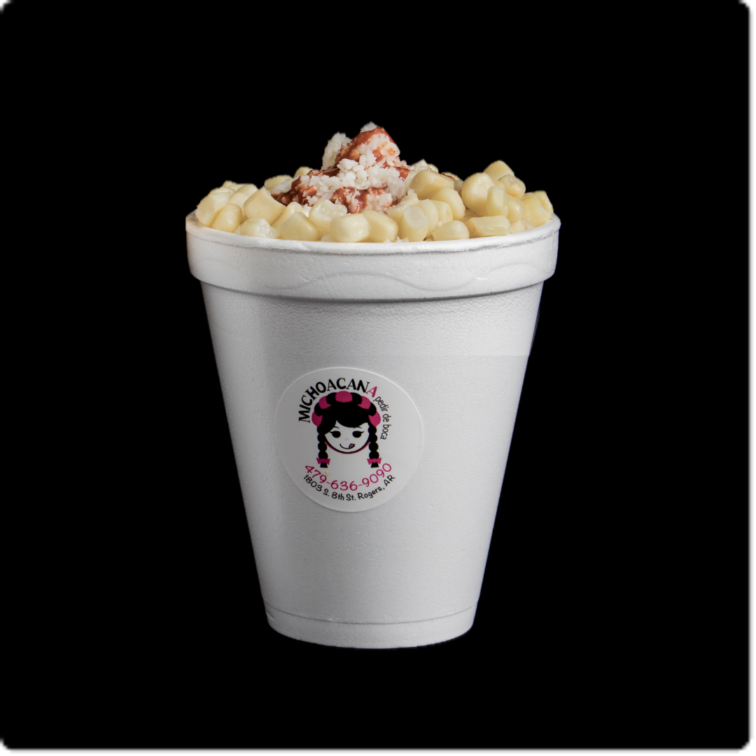 White Corn in a Cup